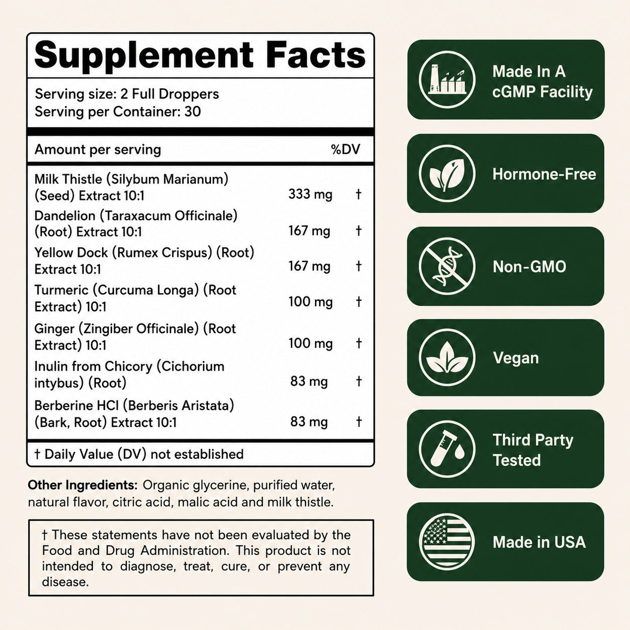 Natural Liver Health Support 60ml